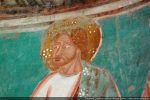 Tête d’un apôtre : visage soigné, regard profond et coloris vifs sont les caractéristiques de ces superbes fresques