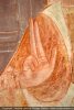 Détail de la main du Christ aux doigts très éffilés