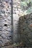Mur sud (intérieur) : jonction entre la construction romane (belles pierres bien taillées) et l’agrandissement du 18e siècle