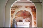 La restauration récemment terminée a mis en évidence l’importance des fresques (fin 15e siècle)