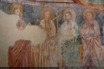 Le collège des Apôtres représentés en-dessous du Christ : Philippe, Thomas, André et Jean