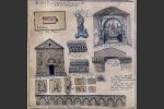 Planche XXI des dessins de Gaubert consacrée à la chapelle Sainte Marguerite- coggia.com